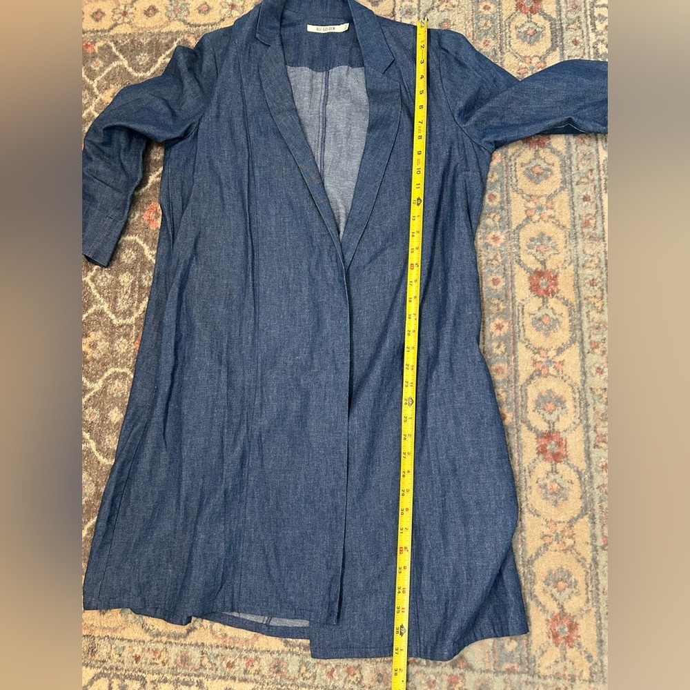 Ali Golden Denim Swing Jacket Blazer - Picture 8 of 8